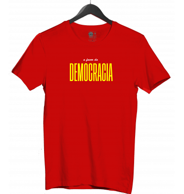Camiseta A favor da DEMOCRACIA