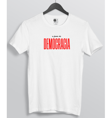Camiseta A favor da DEMOCRACIA