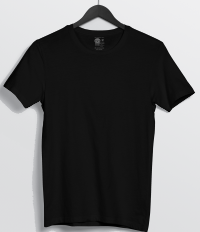 Camiseta preta lisa