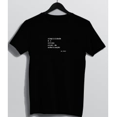 Camiseta Simplicidade é o último nível da sofisticação Da Vinci